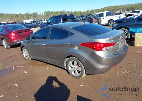 2013 Hyundai Elantra Gls из США, поврежденный, VIN 5NPDH4AE9DH314900